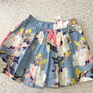 NWT—Gap girls’ floral skirt